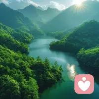 生命中沒有四時(shí)不變的風(fēng)景，只要心永遠(yuǎn)朝著陽光，你就會(huì)發(fā)現(xiàn)，每一束陽光都閃著希望的光芒。配圖