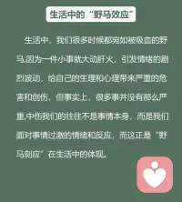 每天學一個知識—“野馬效應”配圖