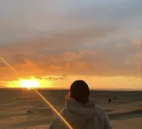 夕阳很美～配图