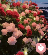 “花會沿路盛開，你以后的路也是”配圖