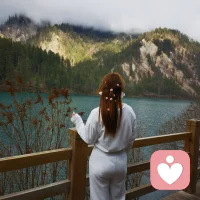 九寨归来不看水配图