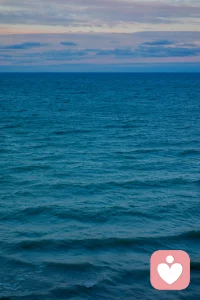 大海因浪花而变得生动，浪花是大海的微笑配图