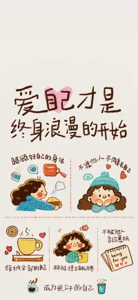 愛自己才是一個(gè)終身浪漫的開始！配圖