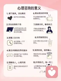 心理咨詢到底是什么？心理咨詢有什么意義？看看以下三張圖片