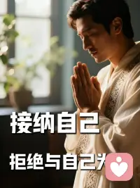 接纳是停止与自我为敌。

精神分析认为，你将未被满足的渴望与对不完美的恐惧，都投射于身体之上。

疗愈始于承认焦虑的存在，并尝试理解其情感语言，让自己从“被审视的客体”回归“有感受的主体”。真正的改变在此发生。配图