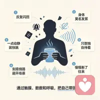 很多人以为PTSD，只有经历大灾才会有。其实不少人藏着隐性症状，自己还没察觉。
你会不会总做同个噩梦，片段反复闪回；明明待在安全空间，身体却莫名发紧；长时间没法放松，一点动静就惊跳；这就是常被忽略的，长期高警觉状态。
你会刻意绕路，避开和创伤沾边的场景；以前常联系的朋友，慢慢断了往来；聚会邀约全推掉，就想独自待着；不是性格变内向，是潜意识在逃。
生活里很多小细节，都可能触发应激反应：路边相似的声响，路人某个小动作，甚至特定气味，都能瞬间把你拽回过去。
过去创伤画面闪回发作的时候，别硬扛着逼自己冷静。
你可以抬手摸身边，硬的冷的物体，慢慢数眼前物品，红色的有几样。通过478呼吸法，把注意力拉回此时此刻。
日常别总逼自己，假装一切都好。找信任的人慢慢说，别把情绪全堵着。
你不是矫情，只是过去的伤没散。
实在难调整的话，找专业人士介入，这是勇敢迈出的第一步！
让我们一起来，你终究能重新接住自己的！