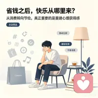 最近大家总提消费降级的话题，很多人聊省钱技巧，但很少有人说清，这背后的心理获得感，到底该怎么重构呢？
先问大家一个问题，不花钱就能获得的快乐，是心智成熟，还是自我防御呢？你要学会区分，真正的极简主义，和因焦虑不敢满足自己的心理防御。前者是主动筛选，后者是被动压抑。
你有没有发现，现在在社交场上晒名牌的少了，晒省钱攻略、薅羊毛技巧的多了，晒省钱反而成了新的社交货币。这其实是从过去的消费主义，到现在在集体转向节俭主义，大家的自我价值感来源，正在发生集体迁移。
但我要提醒大家一个点，长期过度节俭，反而会带来隐形代价。心理学研究早就证实，长期被匮乏心态裹挟，会导致认知带宽枯竭，决策疲劳持续堆积，甚至会让你的未来贴现率越来越高。
你不用逼自己走极端，别硬扛着不花钱，也别为了晒刻意抠门，找到属于自己的平衡，这才是真的踏实。