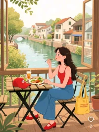 生活的美好！配圖