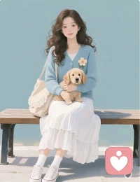 喜歡的色彩配圖