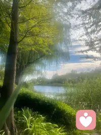 早上起來鍛煉，保持好心情！配圖