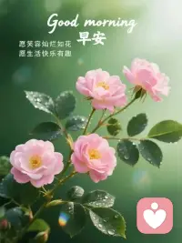 早上起來鍛煉，保持好心情！配圖