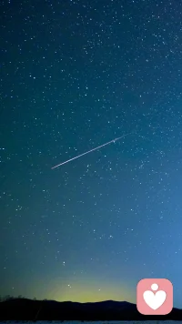 流星雨，好運哦