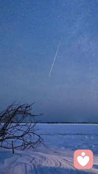 流星雨，好運哦