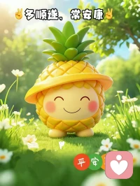 可爱的水果！配图