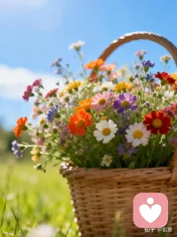 在心灵中种满了花，杂草就少了！配图