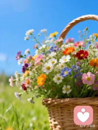 在心灵中种满了花，杂草就少了！配图