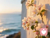 心若向阳，无畏悲伤；眼里有光，何惧风霜。配图