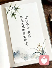 万物皆有裂痕！配图