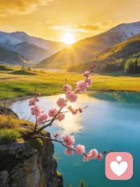 学会宽容，让你的生活没有烦恼；学会奉献，请让你的生活充满阳光；其实天很蓝，阴云总要散；其实海不宽，彼岸也连此岸；其实梦很浅，万物皆自然；其实泪也甜，当你心如愿。