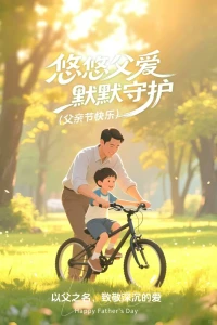 愿天下的父親們，平安順遂，笑顏常展，，身強體健勝青山，福厚運佳歲月安，父親節快樂！配圖