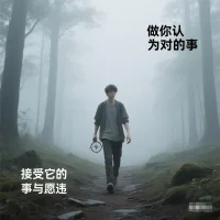 做你认为对的事，然后接受它的事与愿违。配图