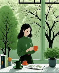 保持努力，
但真没必要为三五年后的前途担忧，
那时候很多事情都物是人非，
说不定你之前一直迷茫的事
瞬间豁然开朗。配图