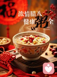 腊八过了就是年，一年一岁一团圆。
愿，腊八安康，喜乐同享。
幸福从此，恒长无止！