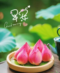 睜開眼，早安相伴！愿你的心靈在今天得到滋養，變得更加堅強。配圖