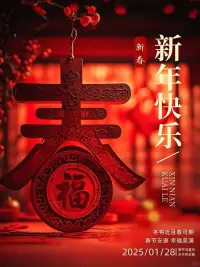 春節到，福氣到！愿朋友們在新的一年里，事業如日中天，財源滾滾而來。身體健康如意，家庭和睦美滿。祝春節快樂，萬事如意！配圖