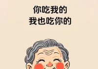 兩個人一起，我們一起吃是最開心的，你也覺得是這樣嗎配圖
