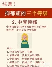 抑郁的三个阶段性表现????????配图