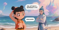 断崖式分开配图
