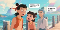 断崖式分开配图