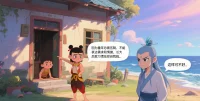 断崖式分开配图