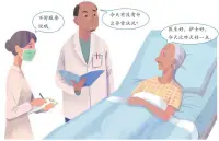 畫里的三個人，各自稱職地扮演著自己的角色。我們活在這個社會，在任何角落，離不開這些角色。通過這些角色，我們不斷強化“我”。角色有時會改變，“我”也自然跟著調整。配圖