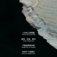 不能接受就改變，改變不了就離開配圖