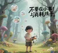 别让小事消耗孩子！智慧育儿从“放手”开始✨

在家庭教育中，很多父母的过度干预，往往源于爱，却成了消耗孩子能量的“隐形杀手”。作业写错一个字、衣服沾上污渍……当这些小事都成为“纠正”对象，孩子的自信也在指责中慢慢消散。

语言可以是温暖桥梁，也能化作伤人利刃。试试适时“闭嘴”，会发现孩子远比我们想象的更有自我修正能力。青春期的叛逆、幼儿的哭闹，比起说教，他们更需要父母给予情绪释放的空间。

教育是能量管理，别把80%精力浪费在20%的琐事上。转换视角，打翻的水杯是学习危机处理的机会，杂乱的房间是创造力的温床。学会战略性“忽视”，将目光聚焦在价值观念、情绪管理等核心领域，给予孩子信任，他们自会找到成长方向。

教育不是雕塑，而是育苗。停止用琐事消耗孩子，守护每个鲜活生命，让他们按自己的节奏，长成独一无二的模样????

#家庭教育 #育儿智慧 #亲子教育配图