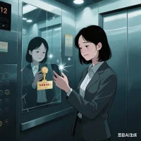 凌晨三點的寫字樓電梯里，林夏對著鏡面墻扯下嘴角的弧度——那抹維持了12小時的職業微笑，像粘在睫毛上的假睫毛般生硬。她盯著手機里“年度最佳新人”頒獎照，忽然發現指尖在屏幕反光里抖成細碎的星芒。
 
便利店暖黃燈光下，穿oversize衛衣的女生正對著關東煮熱氣喃喃：“你看這魚丸，鼓脹著要撐破表皮，卻藏著空心的軟核。”林夏忽然想起上周會議上，自己脫口而出的“我沒問題”，其實是咬碎后咽進喉嚨的“我快碎了”。
 
當第一縷晨光漫過城市天際線，她在地鐵靠窗位置寫下：原來最鋒利的成長，是承認“我有點糟糕”時，睫毛上未干的淚，比任何高光都透亮。把“完美人設”揉成一團塞進帆布包，今天換個姿勢——帶著裂痕呼吸，反而讓陽光有了可乘之機。配圖