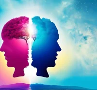 积极思考造就积极人生，消极思考造就消极人生。配图