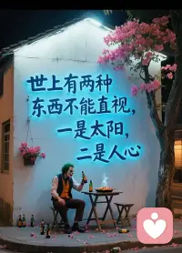 世上有两样东西不可直视，
一是太阳，
二是人心。