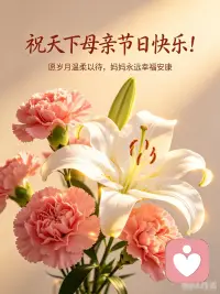 时光温柔 感恩相伴
愿所有母亲平安康健 喜乐无忧！配图