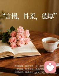 顺境时学会清空自己，逆境时学会提醒自己，向内清醒，向外谦逊，美好才会与你不期而遇。