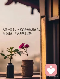 人到了一定的年纪，才会发现，人生其实有很多东西原来是可有可无，可去可留的，一生很短，其实没有什么大彻大悟，无非是步步错步步悟，边走边悟，能够治愈你的，从来都不是时间，而是你心里的那份执着和释怀。配图