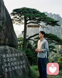 健康的情绪管理不是压抑，而是找到合适的表达与释放渠道 。配图