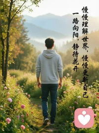 慢慢理解世界，慢慢更新自己，一路向阳，静待花开。配图