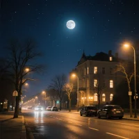 沉浸在詩意的夜色里，讓情感在夢中流淌，赴一場與美好心靈的約會，愿你被這世間的美好溫柔以待，晚安。配圖
