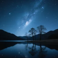 白天的忙碌和喧囂終會褪去，夜晚的寧靜是大自然給我們的禮物，讓我們學會放下那些瑣碎的煩惱和不如意，就像河流洗去岸邊的塵埃，讓心靈重新煥發光彩。配圖