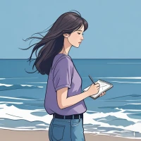 我試圖用言語描繪內(nèi)心的風(fēng)景，卻發(fā)現(xiàn)語言如此蒼白，無法傳達(dá)那份不被理解的深邃。配圖
