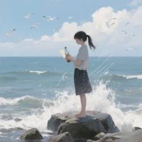 我試圖用言語描繪內(nèi)心的風(fēng)景，卻發(fā)現(xiàn)語言如此蒼白，無法傳達(dá)那份不被理解的深邃。配圖