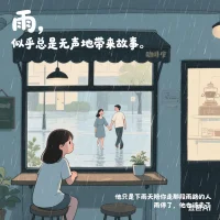 雨，似乎總是無聲地帶來故事，卻在你來不及細聽時，已經悄然離開。
他只是下雨天陪你走那段雨路的人，雨停了，他也該走了。配圖